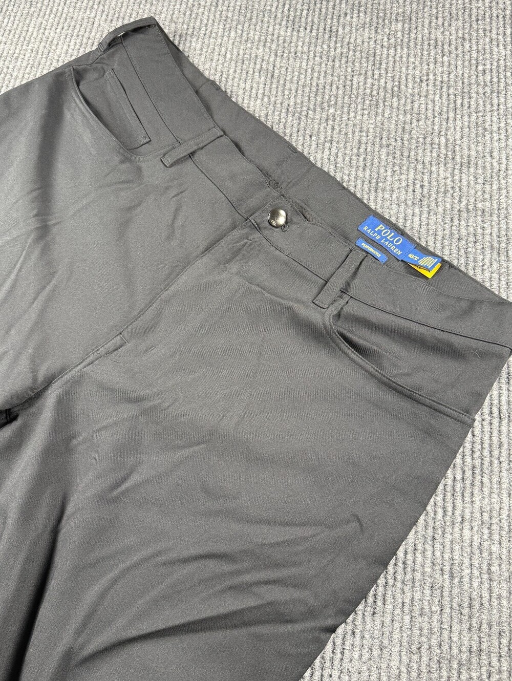 Polo Ralph Lauren Performance Golf Pants Mens 40x32 Black Stretch 5 Pocket